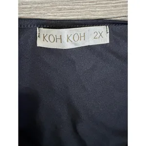 KOH KOH Black Maxi Dress 2X Sleeveless Wrap V-Neck Plus Formal Gown Wedding‎ thumbnail 5