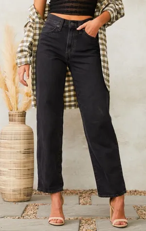 NWT Levi's 94‎ Baggy Jean Open Mind Straight Washed Black 29 x 31 Streetwear thumbnail 1