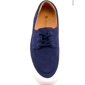 Sperry Candy Boat Shoe Navy Suede Women Size 10, NWT thumbnail 2