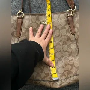 Coach Tan Signature‎ Tote Bag thumbnail 10