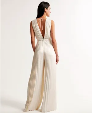 Abercrombie & Fitch Gisele Pleated Jumpsuit thumbnail 4