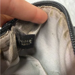y2k COACH Black Leatherware Wristlet thumbnail 5