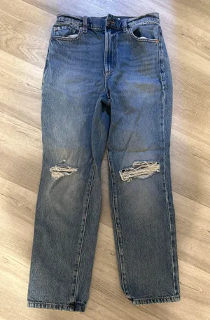 Garage High waisted Straight Jeans thumbnail 1