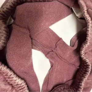 Aeropostale Maroon Mineral‎ Wash Sweat Shorts Soft M thumbnail 6