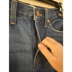 Madewell Baggy Straight Jeans Medium Dark Wash Denim Blue‎ Womens Size 26X30 EUC thumbnail 2