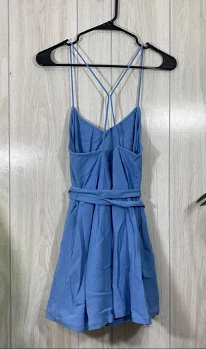 NEW Free People Melt Your Heart Cotton Mini Tie Back Dress size XS NWT thumbnail 4