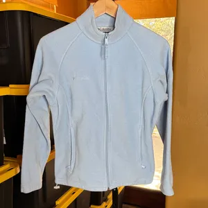 Columbia Sky Blue Full-Zip Fleece Size Medium thumbnail 2