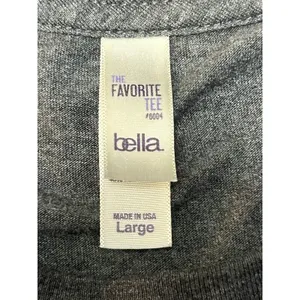 Bella Canvas 6004 Women Juniors L T-Shirt Michigan Upper Peninsula Heather Gray thumbnail 9