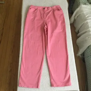 Colored Jeans Stretch High Rise Salmon Pink - Sz 12 thumbnail 2