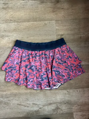 Lululemon Court Rival Skirt in Chroma Clash Multi Mineral Blue Sz 14 thumbnail 4