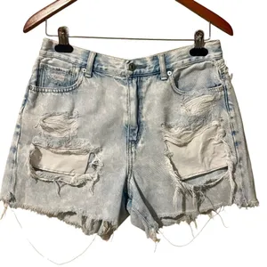 American Eagle Baggy Mom Short Distressed Denim Shorts thumbnail 2