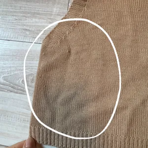 Shein Cropped Cotton Knit Sweater Vest thumbnail 3