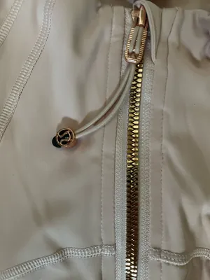 Pink Lululemon Women's Define Jacket, Gold Zipper, Size Medium thumbnail 4