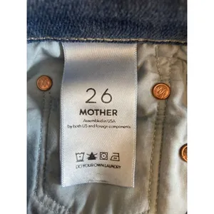 MOTHER Vamp Fray Jeans In Crack The Whip‎ Wash Women’s Size 26 Preppy Classic thumbnail 14