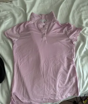 Etonic Women’s Pink Short Sleeve Polo Shirt thumbnail 3