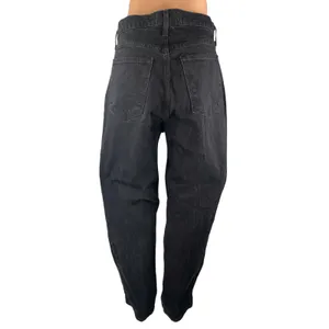 Abercrombie & Fitch The 90s Straight Black High Rise Relaxed Denim Jeans Size 32 thumbnail 2