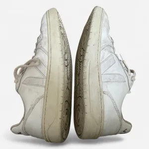 Veja V-10 Leather Lace-Up Perforated Sneakers in Women’s US 9 thumbnail 7
