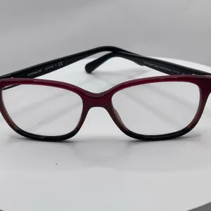 Coach HC6103 5445 54 -16 Aubgn Cognac Varsity Stripe Eyeglasses Pre-Owned thumbnail 8