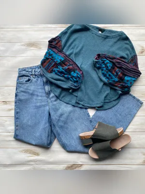 PacSun Playboy high waist straight leg back slash rainbow pocket casual jeans 25 thumbnail 12