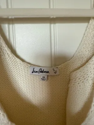 Sam Edelman peplum woven top thumbnail 3
