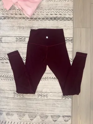 Lululemon align High-Waist Burgundy Leggings thumbnail 2