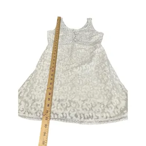 Free People Revolve Ivory Daisy Chain Medium Lace‎ Crochet Mini Dress #OP2-1 thumbnail 8