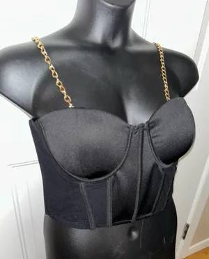 Say What? Mesh crop top thumbnail 1