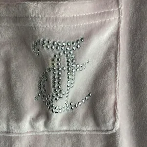Juicy Couture Pink‎ Velour Embellished Logo Nightshirt Sleepshirt Lounge L thumbnail 3