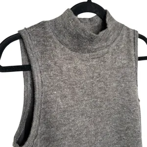 Anthro MOTH Knit Tank Top Sz M Gray Green Whimsygoth Fairy Grunge Cottage Goth‎ thumbnail 2