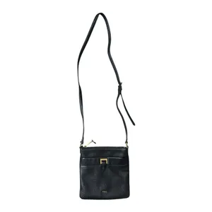 Lauren Ralph Lauren Black Crossbody Bag Purse‎ Adjustable Strap Casual thumbnail 2