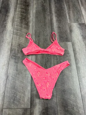 Aerie Pink Print Bikini Set thumbnail 7