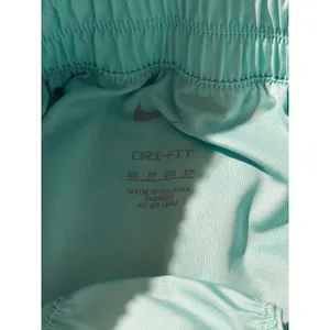 Nike Dri Fit Women's Aqua Mint‎ Running Shorts High Waist XS thumbnail 4
