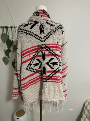 POL Distressed Cardigan thumbnail 3