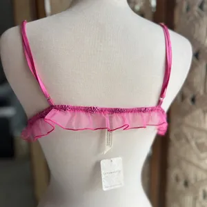Free People Floral Lace Pink Bralette thumbnail 8