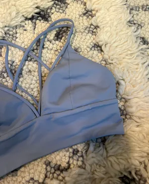 Lululemon Blue Strappy Bra thumbnail 4