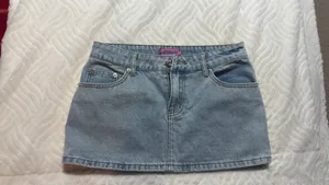 Edikted Chiara Denim Micro Skirt thumbnail 5
