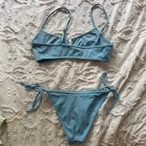 Kendall & Kylie S Light Blue Pacsun Bikini Set Top And Bottom thumbnail 2