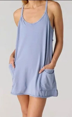 FP Movement Hot Shot Mini Womens dress blue size xs detail in photos thumbnail 1