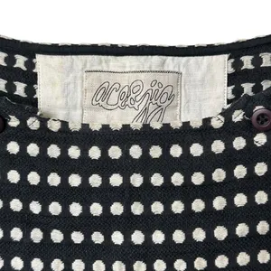 Ace&Jig Black and White polka dot Checkered mini Dress thumbnail 6