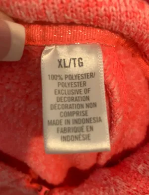Zip Up Hoodie Pink Size M thumbnail 4