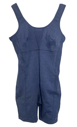 Champion Vintage Athletic Unitard Romper in Heathered Blue thumbnail 1