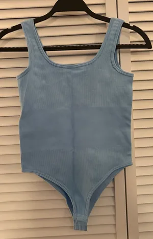 Amazon Light Blue Shape-wear Bodysuit thumbnail 1
