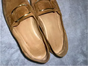 Women's FRAME Brown Suede Loafers Flats Size 39.5 thumbnail 8