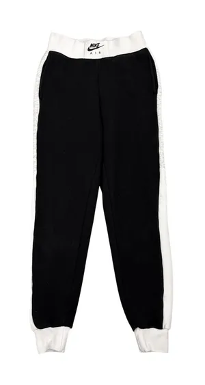 Nike Air Sweatpants Black White Casual Active Joggers Size Women's XS thumbnail 1