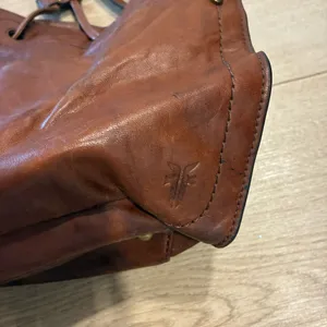 Frye Demi Hobo Satchel Brown Leather Bag thumbnail 4