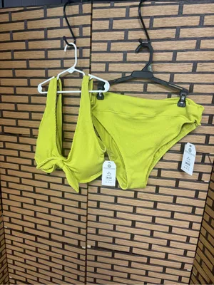 Time and tru green two piece bikini set size XL thumbnail 2