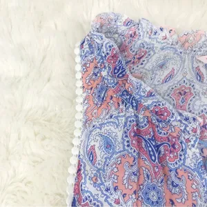 VICTORIA’S SECRET Blue Paisley Print Short Nightgown Sleeveless Size‎ Small New thumbnail 6