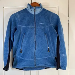 Patagonia R2‎ Regulator Fleece Jacket Y2K Womens Small Full Zip 25144 Distressed thumbnail 1