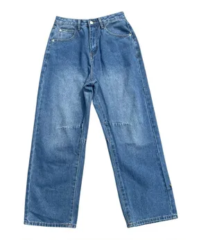 Barrel Leg High Rise Jeans Women’s 8 Y2K 90s Streetwear Normcore Medium Wash thumbnail 1