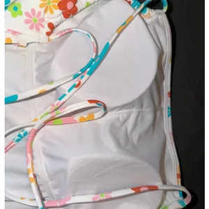 Ninety-Nine Womens Floral One Piece Swimsuit XXL Square Neck Retro Flower Print thumbnail 7